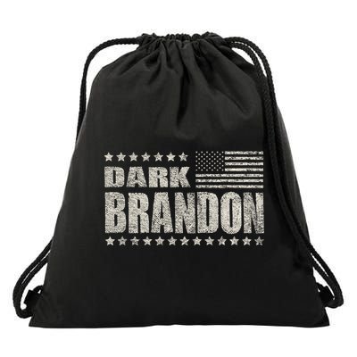 Vintage Dark Brandon Funny Biden Drawstring Bag