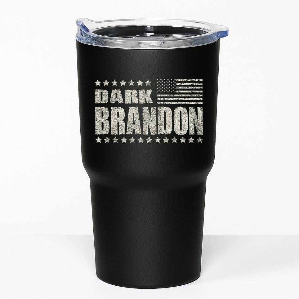 Vintage Dark Brandon Funny Biden Tumbler