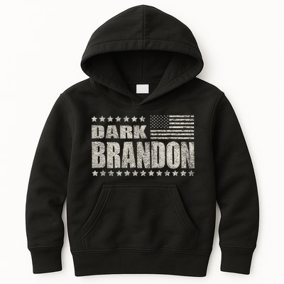 Vintage Dark Brandon Funny Biden Kids Hoodie
