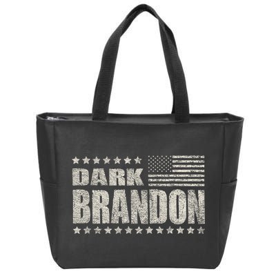 Vintage Dark Brandon Funny Biden Zip Tote Bag