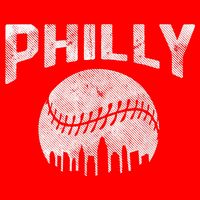 Vintage Distressed Baseball Lovers Cityscape Skyline Button