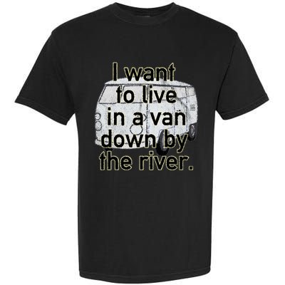 Van Down By The River Distressed Garment-Dyed Heavyweight T-Shirt
