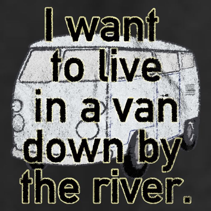 Van Down By The River Distressed 7 Panel Mesh Trucker Snapback Hat