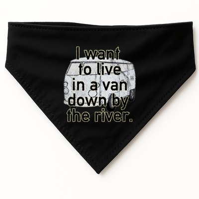 Van Down By The River Distressed USA-Made Doggie Bandana