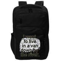 Van Down By The River Distressed Impact Tech Backpack