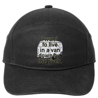 Van Down By The River Distressed 7-Panel Snapback Hat
