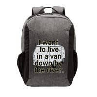 Van Down By The River Distressed Vector Backpack