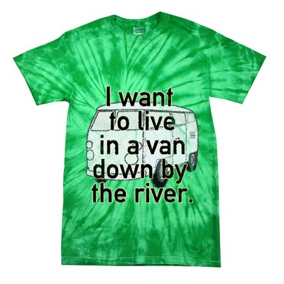 Van Down By The River Distressed Tie-Dye T-Shirt