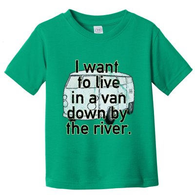 Van Down By The River Distressed Toddler T-Shirt
