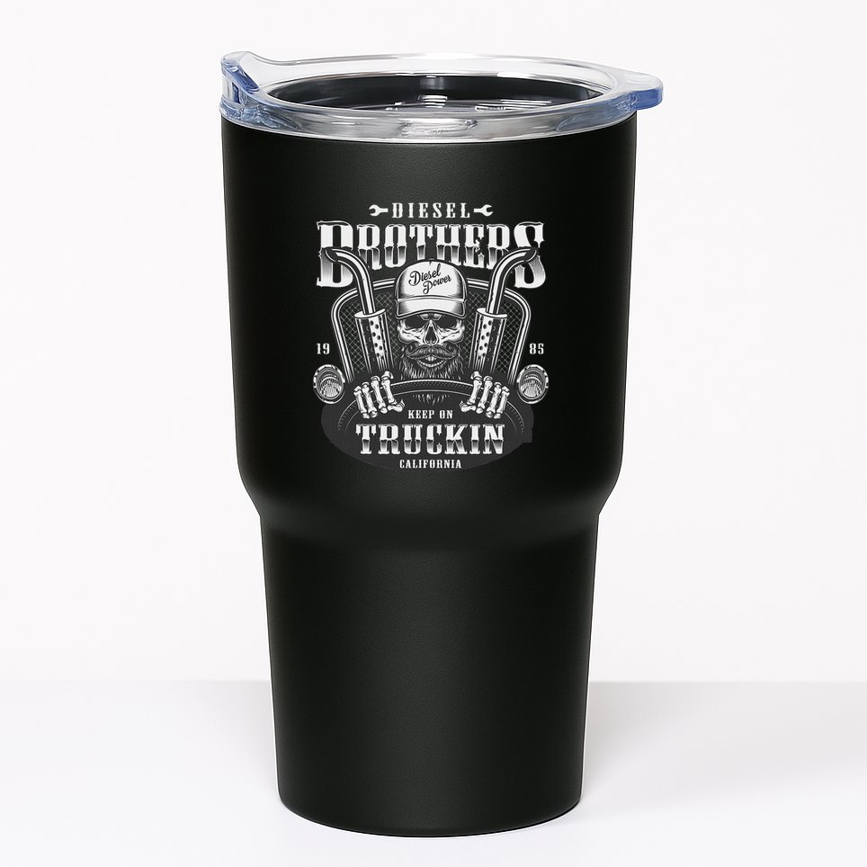 Vintage Diesel Brothers Funny Truckin Tumbler