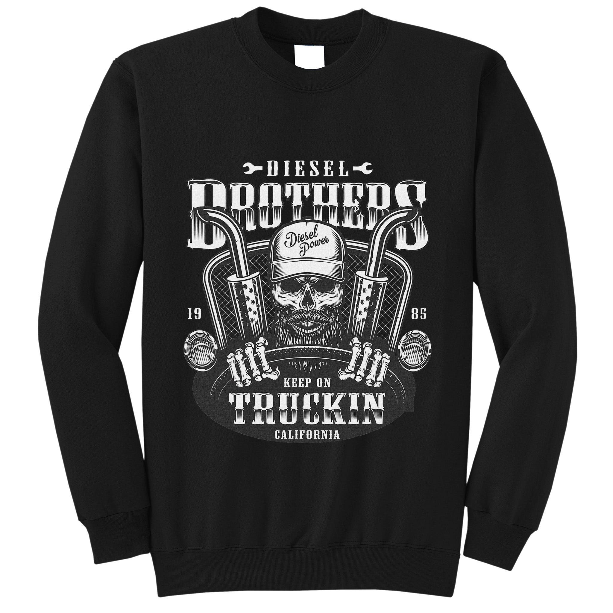 Vintage Diesel Brothers Funny Truckin Tall Sweatshirt