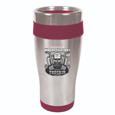 Vintage Diesel Brothers Funny Truckin 16oz Travel Tumbler