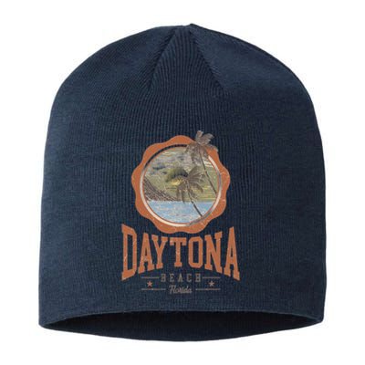 Vintage Daytona Beach Florida Sustainable Beanie