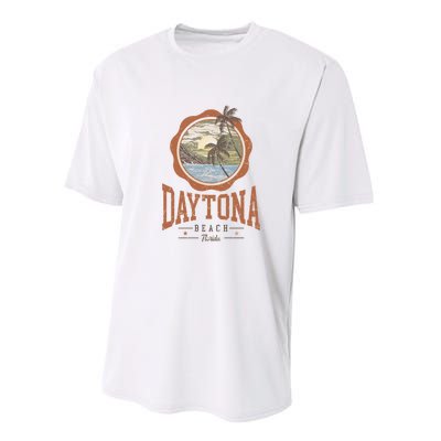 Vintage Daytona Beach Florida Performance Sprint T-Shirt