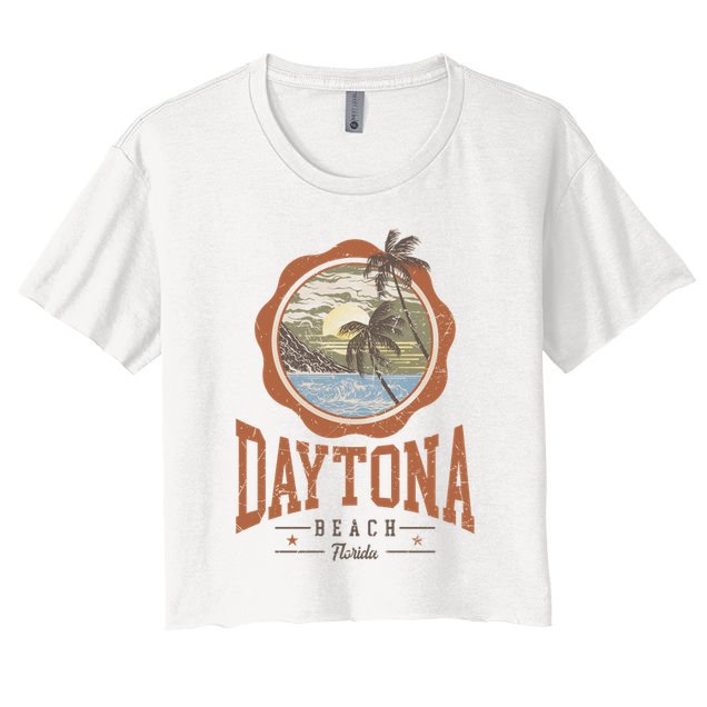 Vintage Daytona Beach Florida Crop Top