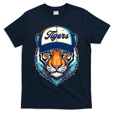 Vintage Detroit Baseball Tiger Sports Fan T-Shirt