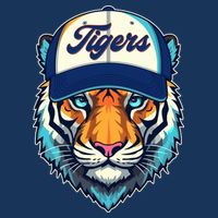 Vintage Detroit Baseball Tiger Sports Fan Bucket Hat