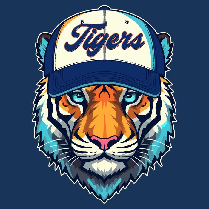 Vintage Detroit Baseball Tiger Sports Fan Bucket Hat