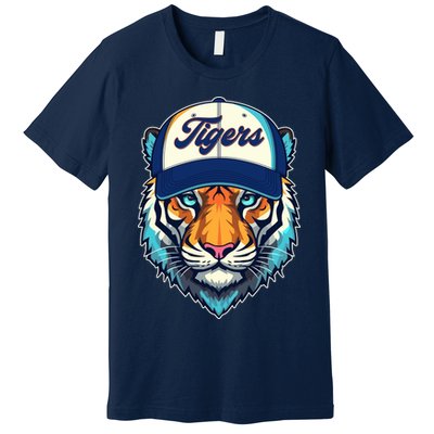 Vintage Detroit Baseball Tiger Sports Fan Premium T-Shirt