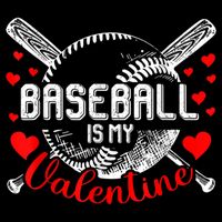 Valentines Day Baseball Is My Valentine Teenager Gift Impact Tech Backpack
