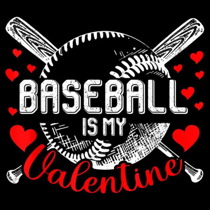 Valentines Day Baseball Is My Valentine Teenager Gift Impact Tech Backpack