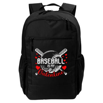 Valentines Day Baseball Is My Valentine Teenager Gift Backpack