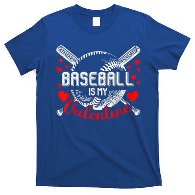 Valentines Day Baseball Is My Valentine Teenager Gift T-Shirt