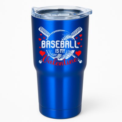 Valentines Day Baseball Is My Valentine Teenager Gift Tumbler