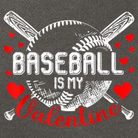 Valentines Day Baseball Is My Valentine Teenager Gift Cotton Canvas Backpack