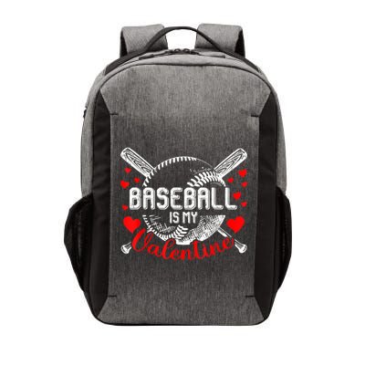 Valentines Day Baseball Is My Valentine Teenager Gift Vector Backpack