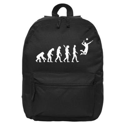 Volleyball Design Ball Sports Athletes 16 in Basic Backpack