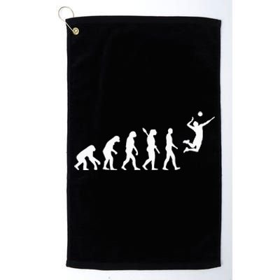 Volleyball Design Ball Sports Athletes Platinum Collection Golf Towel