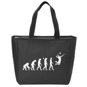 Volleyball Design Ball Sports Athletes Zip Tote Bag