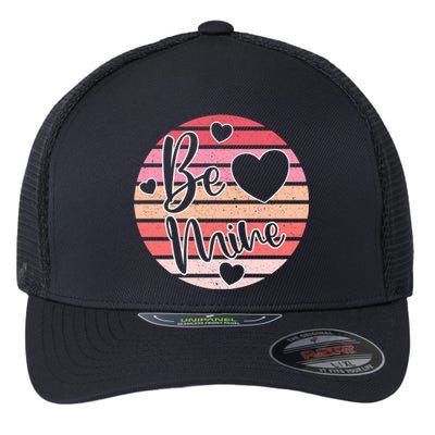 Valentines Day Be Mine Cute Hearts Lover Gift Flexfit Unipanel Trucker Cap