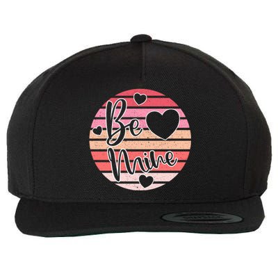 Valentines Day Be Mine Cute Hearts Lover Gift Wool Snapback Cap