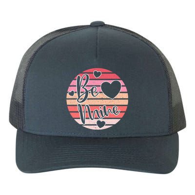 Valentines Day Be Mine Cute Hearts Lover Gift Yupoong Adult 5-Panel Trucker Hat