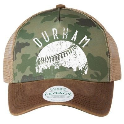 Vintage Durham Baseball Skyline Apparel Legacy Tie Dye Trucker Hat