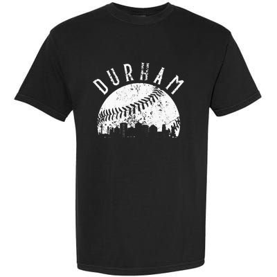 Vintage Durham Baseball Skyline Apparel Garment-Dyed Heavyweight T-Shirt