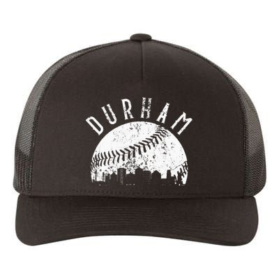 Vintage Durham Baseball Skyline Apparel Yupoong Adult 5-Panel Trucker Hat