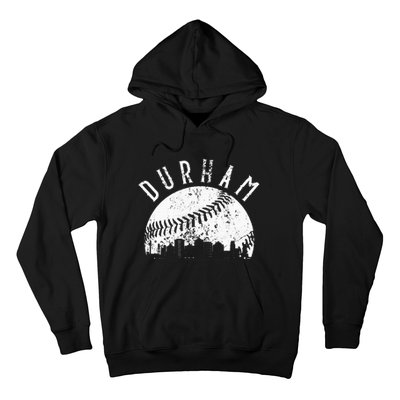 Vintage Durham Baseball Skyline Apparel Hoodie