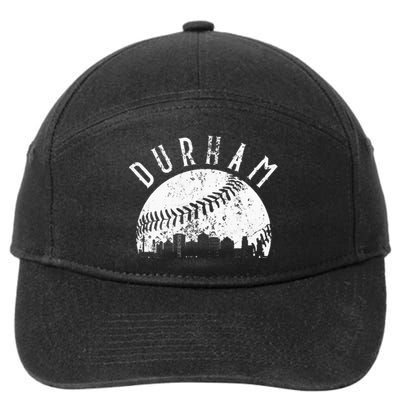 Vintage Durham Baseball Skyline Apparel 7-Panel Snapback Hat