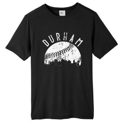 Vintage Durham Baseball Skyline Apparel Tall Fusion ChromaSoft Performance T-Shirt