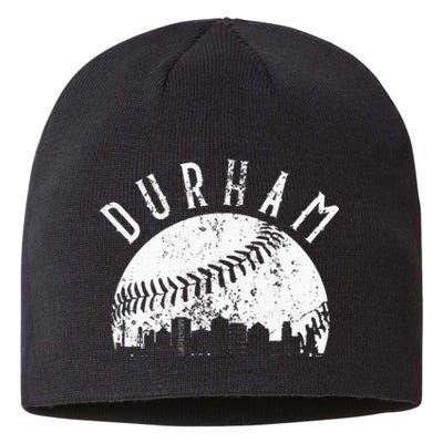 Vintage Durham Baseball Skyline Apparel Sustainable Beanie