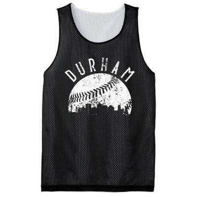 Vintage Durham Baseball Skyline Apparel Mesh Reversible Basketball Jersey Tank