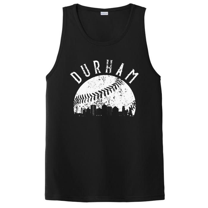 Vintage Durham Baseball Skyline Apparel PosiCharge Competitor Tank