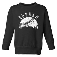 Vintage Durham Baseball Skyline Apparel Toddler Sweatshirt