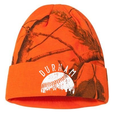 Vintage Durham Baseball Skyline Apparel Kati Licensed 12" Camo Beanie