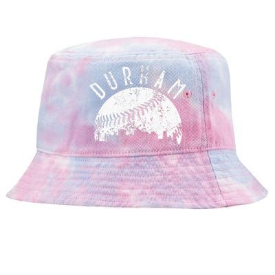 Vintage Durham Baseball Skyline Apparel Tie-Dyed Bucket Hat