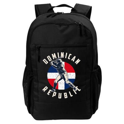 Vintage Dominican Baseball Batter Dominican Backpack