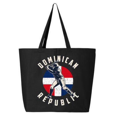 Vintage Dominican Baseball Batter Dominican 25L Jumbo Tote